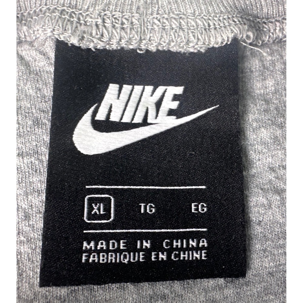 Nike Air Force 1 AF1 Long Sleeve Top Mens‎ XL Crewneck Gray Waffle Knit - Picture 5 of 11